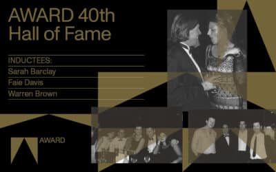 AWARD 40th celebration inducts three new advertising legends to AWARD’s Hall of Fame